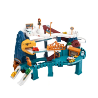 Genérico - Pistas Autos Armables Juguete Niños Aventura De Dinosaurio Multicolor