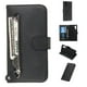 thumbnail image 1 of Funda con Cremallera para Samsung Galaxy Note 10 Plus, Carcasa Cartera de Cuero PU con Soporte y Tarjetero, 1 of 5
