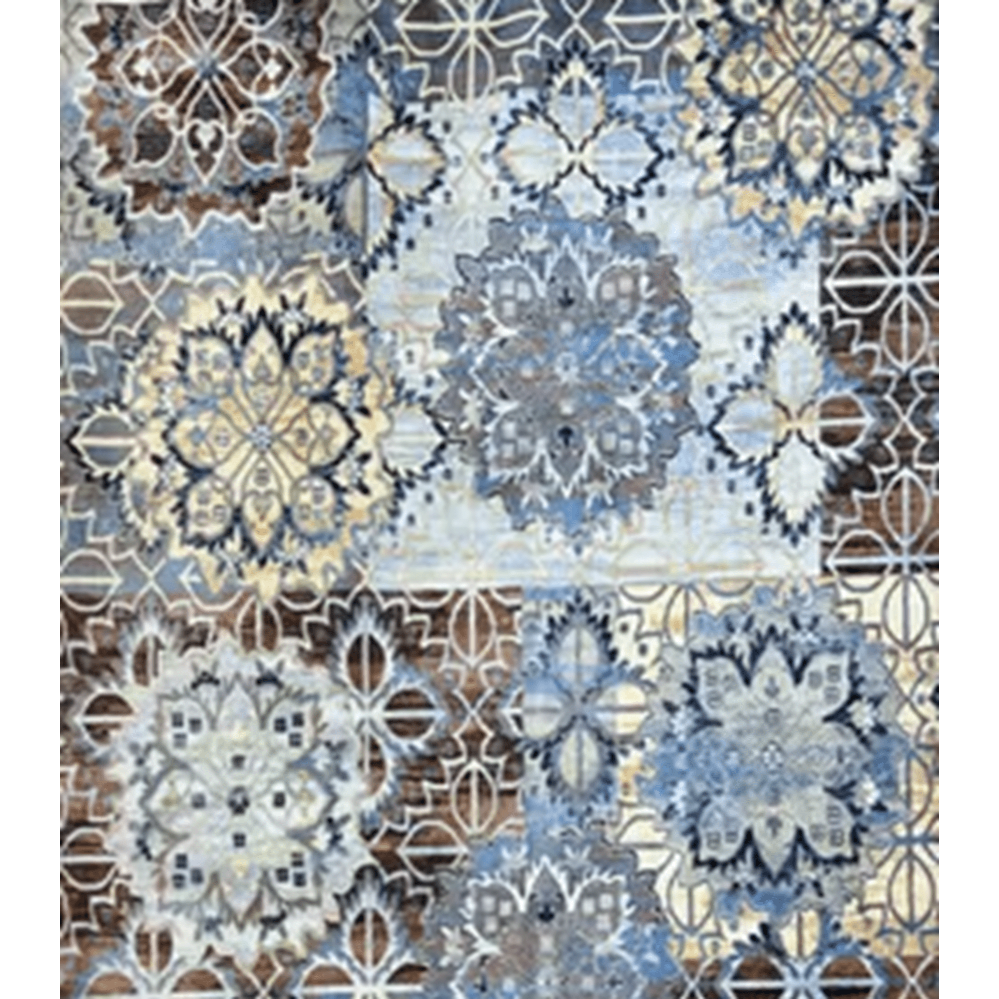 Genérico - Alfombra Grande 120x180cm Hogar Azul Marino Decoración