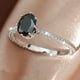 thumbnail image 4 of Elegant Black Zircon Wedding Ring for Women - Perfect for Engagement and Bridal Jewelry, 4 of 4