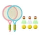 thumbnail image 4 of Raquetas De Tenis Para Niños, Jugadores De Playa, Juegos De Bádminton De Práctica De Iniciación Para Niños Y Niñas, Azul Y Rosa, 4 of 5