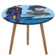 thumbnail image 1 of Static Shock-theme Fitted Round Tablecloths Elastic Edged Table Covers Waterproof Table Cloth for Kitchen Holiday Party Tables Decor 150cm, 1 of 6