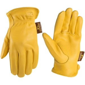 Guantes Wells Lamont Piel De Ciervo Dorado Hombre