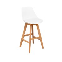 Habita2 Chile - Taburetes O Pisos Terry Base Madera 70 Cm - Blanco