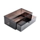 thumbnail image 4 of Caja de goteo para filtro externo de acuario, diseño de cajón con cascada silenciosa y flujo de agua para bricolaje, bandeja de goteo, tubo de , Marrón, 4 of 5