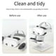 thumbnail image 3 of Compatible con Meta Quest 3S VR Headset Stand - Estación de montaje de pantalla ajustable con diseño de ahorro de espacio, soporte 3S para accesorios VR-Blanco, 3 of 9