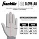 thumbnail image 4 of Guantes de bateo de béisbol Franklin Sports MLB Digitek Youth, 4 of 7