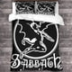 thumbnail image 1 of Black Sabbath Bedding Set Heavy Metal Rock 'n' Roll Duvet Cover Set Soft Comforter Duvet Cover with Pillowcases, 1 of 3