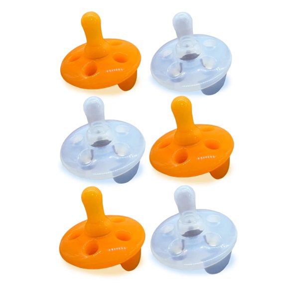 Chupete Baby Shusher Shushie de Silicona Libre de BPA Paquete de 6
