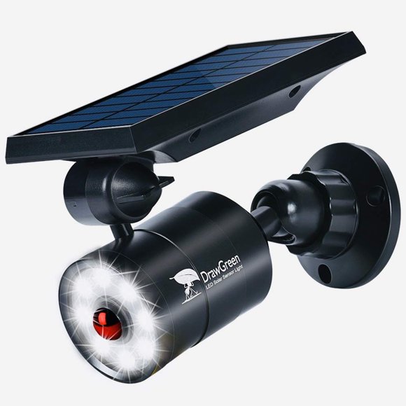 Luz Solar DrawGreen de 1400 lúmenes LED con sensor de movimiento