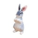 thumbnail image 2 of Realista Conejito Peluche Suave Regalo Comodidad Para Niños Mamá Novia Gris A, 2 of 5