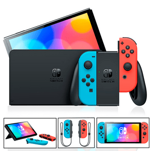 Consola Nintendo Switch Oled Portatil 64Gb 7 Pulgadas Neon
