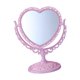 thumbnail image 2 of Espejo De Maquillaje De Escritorio Retro Europeo Para Encimera Dormitorio Escritorio Corazón Rosa, 2 of 5