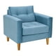 thumbnail image 2 of Sofa Retro 1c Felpa 04 Azul Petroleo, 2 of 6