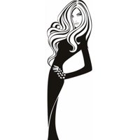 Rienda Libre Graphics - Decomural Model Pose Hair Salon Ws-17497