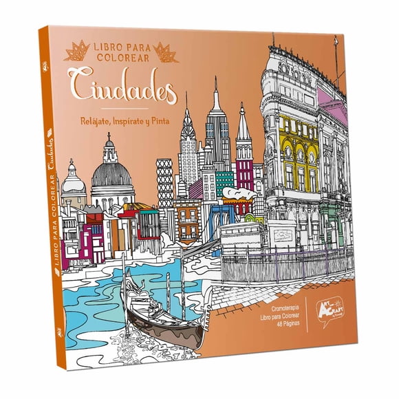Libro Para Colorear Ciudades 48 Pag. Art & Craft