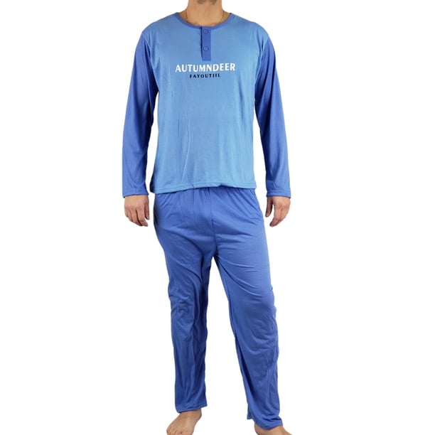 Pijama Hombre Manga Larga Delgado Primavera 427