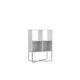 thumbnail image 1 of Estante 2 Niveles Connect Blanco Cromado, 1 of 3