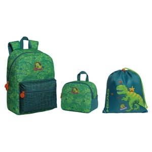 Pack Kids Niño (X3) Dino Verde Head