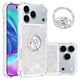 thumbnail image 1 of FOXDOCK Funda Glitter Líquida para iPhone 17 Pro con Anillo Brillante, TPU Antichoques y Esquinas Reforzadas, Soporte, 1 of 6