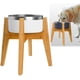 thumbnail image 2 of Soporte ZPirates de bambú para perros grandes, 35 cm de altura, 2 of 9