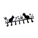 thumbnail image 4 of Soporte Para Llaves De Pared, Gancho Organizador Resistente De Hierro Para Dormitorio, Cocina, Puerta, Gato, 4 of 5
