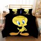 thumbnail image 1 of ed Tweetys Bird Bedding Set Duvet Cover Bed Set Quilt Cover Pillowcase Comforter Boys Adult Bedding Set, 1 of 5