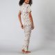 thumbnail image 2 of Set Camisero + Pantalon Satin Print Flores Mujer 33824-17, 2 of 3