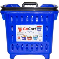Carrito De Supermercado Dbest Products Gocart Blue Con Capacidad De 45 Kg