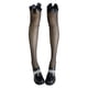 thumbnail image 1 of Medias de seda hasta el muslo para mujer, calcetines de silicona con encaje y lazo de satén., 1 of 5