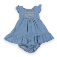 Vestido Bebe Niña Denim Pillin