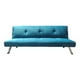 thumbnail image 2 of Futón Reclinable Baum Velvet Petróleo, 2 of 6