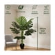 thumbnail image 4 of Planta Artificial Monstera Hoja Grande 120 cm, 4 of 8