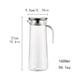 thumbnail image 1 of 1pc, Heavy Duty Water Pitcher with Stainless Steel or Wooden Lid - Perfect for Juice, Beer, Bubble Tea, and Summer Drinks - Ideal Kitchen and Home Kitchen Item - Great Birthday Gift, 1 of 3