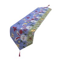 Bothyi - Bonito Camino De Mesa De Pascua, Huevos De Pascua Para Interiores Y Exteriores, Estilo De Cena De Vacaciones D