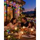 thumbnail image 5 of Pack 2 Guirnalda Luces LED Solar Cascada 3m Multicolor Interior Exterior 144 luces, 5 of 7