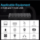 thumbnail image 3 of Hub splitter USB 3.0 a 4 USB 3.0 Windows Mac con LED #2, 3 of 3