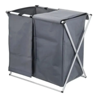 Genérico - Cesta Ropa Sucia Plegable Doble Xl