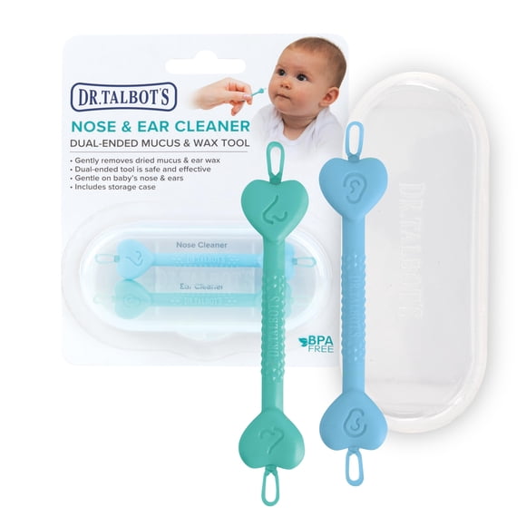 Set de limpiadores de nariz y oídos Baby Safe Dr. Talbot's, paquete de 2