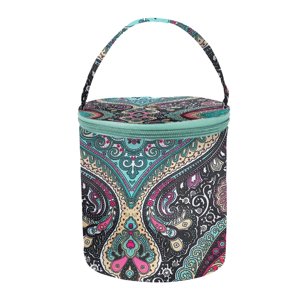 Bothyi - Bolsa De Almacenamiento De Hilo, Tambor De Almacenamiento Para El Hogar, Bolas De Hilo De Viaje, Color Verde