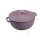 thumbnail image 3 of Cazuela de hierro fundido STAUB 5 L lila, fabricada en Francia, 3 of 8