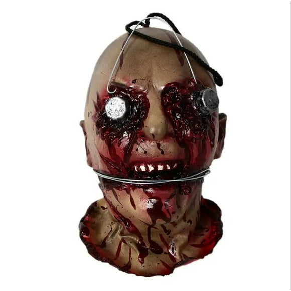 Cabeza Cortada Colgante De Terror Para Decoración Halloween
