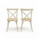 thumbnail image 2 of Pack de 2 Sillas Crossback de Madera, 2 of 2
