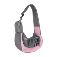 Ioensy - Bandolera Para Perros Pequeños, Bolsa De Malla Transpirable Para Viajes Al Aire Libre Y Acampadas, Color Rosa