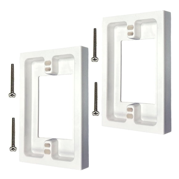 Extensor de caja ImbaPrice BES1-2 (paquete de 2), 1 elemento, no metálico, para superficies poco pro