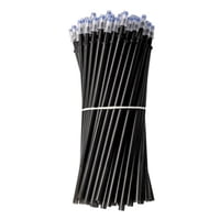 Magideal - 50 Recambios De Bolígrafo Borrable De 0,5 Mm, Rotuladores De Repuesto, Recambios De Tinta Para Bolígrafos De Gel De Dibujo, Firma, Pintura, Para Niños Negro