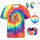 thumbnail image 1 of Set de disfraz hippie de los 70 Bombline, 4 piezas, para mujer y hombre, talla 5XL, 1 of 6