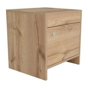 Fmfurniture - Velador 1 Puerta Fm-026C - Café Claro