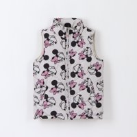 Parka Sin Mangas Niña Full Print Minnie Gris Disney