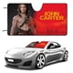thumbnail image 1 of JOHN CARTER Parasol para Parabrisas Delantero Protector Plegable, Visera Solar para Auto Bloquea Rayos UV Mantiene tu Vehículo Fresco 130cm*70cm, 1 of 6